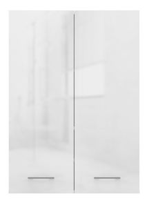 Függesztett fürdőszoba szekrény Perdieron 2 (fényes fehér)