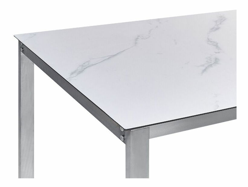 Set mobilier de grădină Cleopatra (Alb s mramorovým efektom)