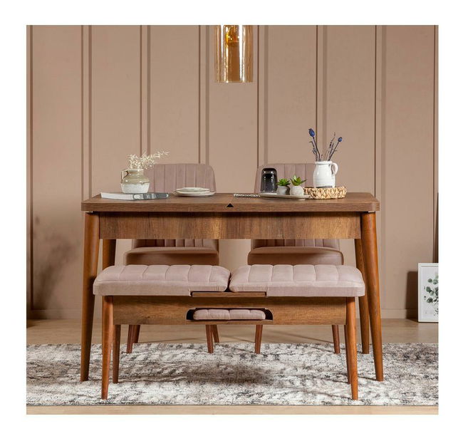 Blagovaonska stolica Vlasta 1 (orah + kamen) 