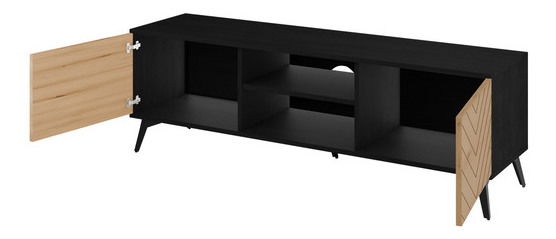 TV stolić Nina NRTV154 (crna + hrast evoke)