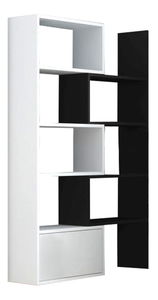 Regál Unwest (biela + čierna)