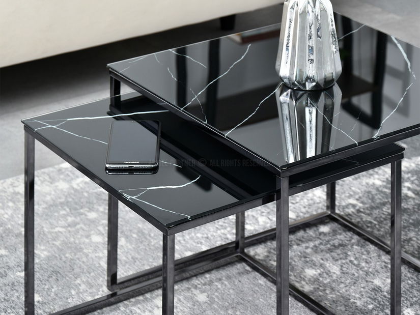 Konzolový stolík Prana Law (čierna)