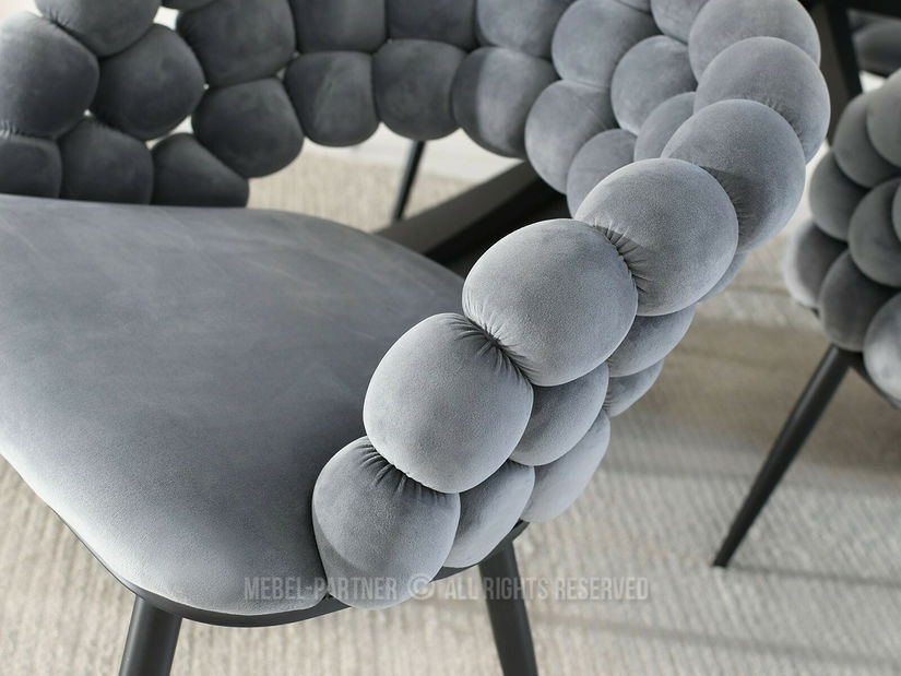 Stolica Lulish (siva + crna)