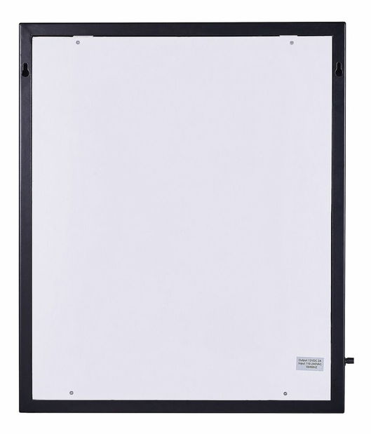 Nástenné zrkadlo Odeza (čierna)