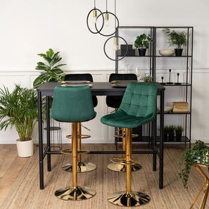 Scaun tip bar Aportaban 1 (verde închis) 