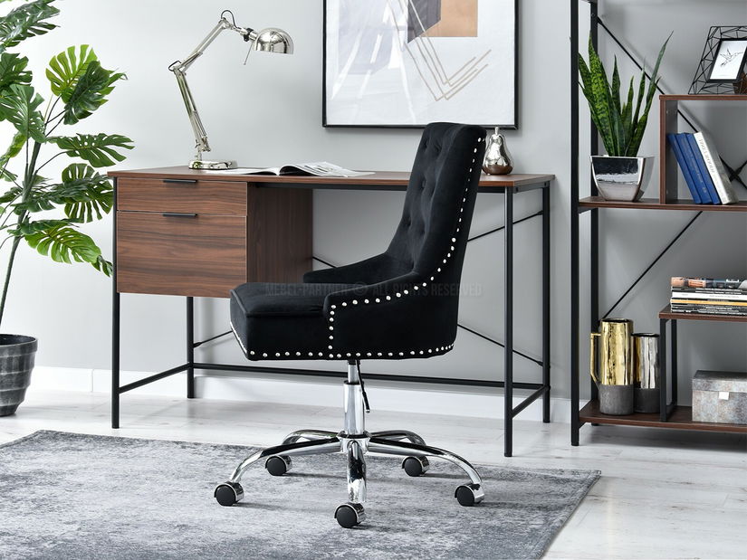 Stolička Sonia (čierna + chrómová)