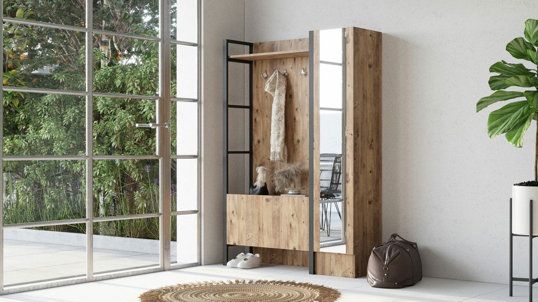 Set za predsoblje Mele 15 (bor antlantic)