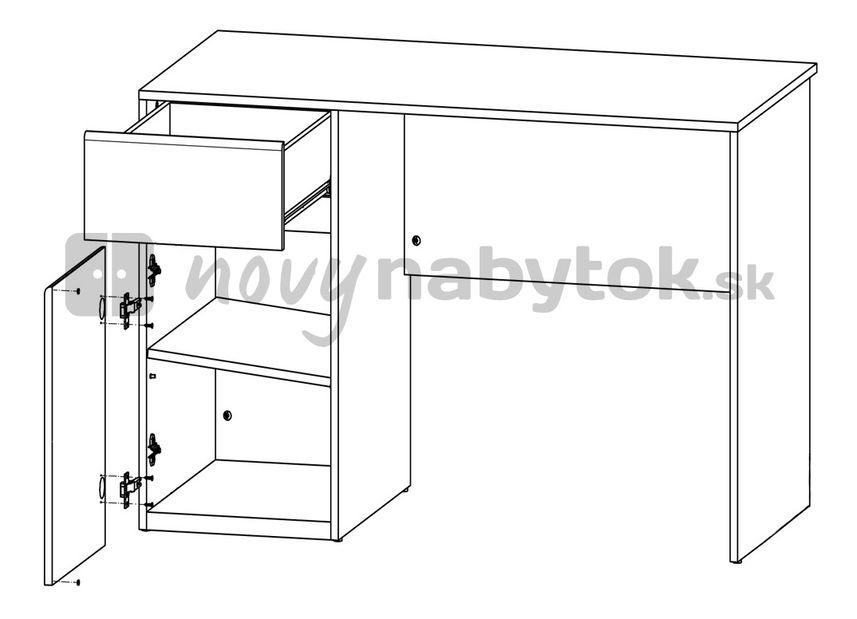 Masă PC Adelaide BIU1D1S