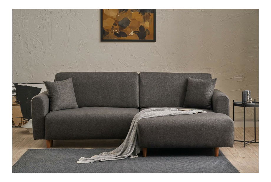 Sarok ülőgarnitúra Minty (J) (antracit)