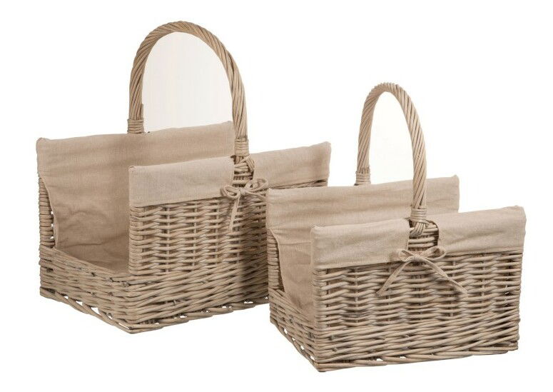 Doplnok na skladovanie a odkladanie Jolipa (46x34x30cm) (Prírodná) (2ks)