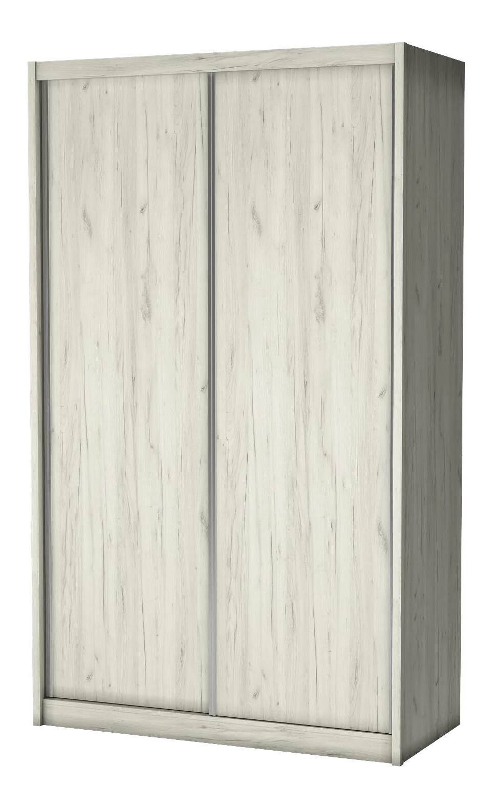 Ruhásszekrény Karoly (fehér craft) 