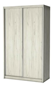 Šatníková skriňa Karoly (craft biely) 