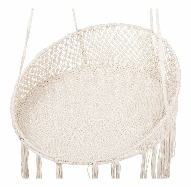 Felakasztható hintafotel BONITO (fa) (fehér)