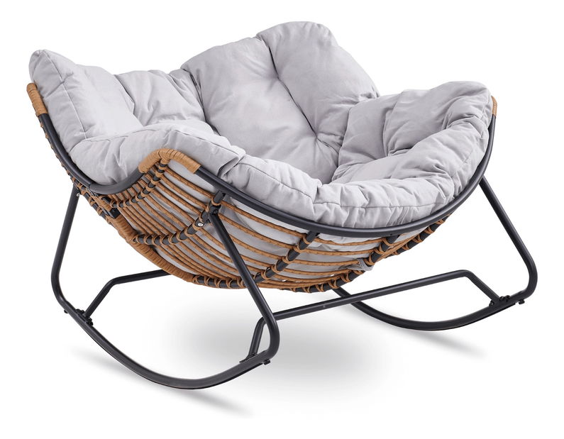 Hojdacie kreslo Eltony (sivá) 