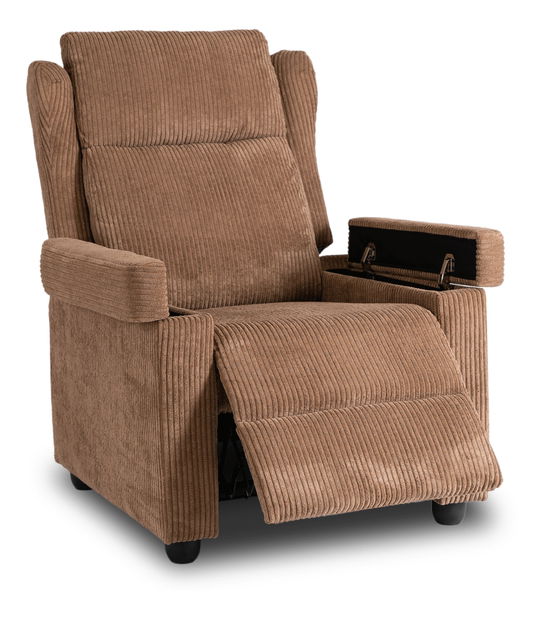 Fotoliu reglabil Suplicios (maro) 