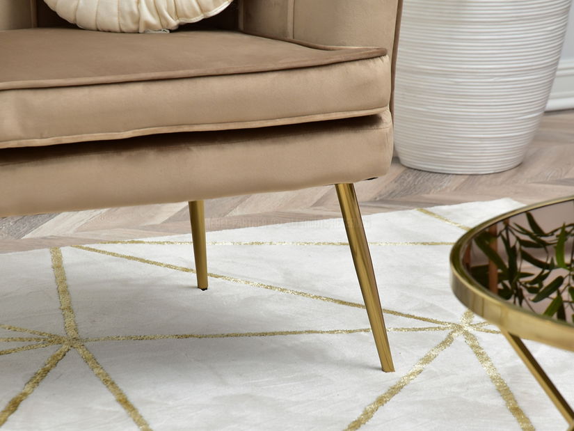 Fotel Etimee F (bézs + fekete)