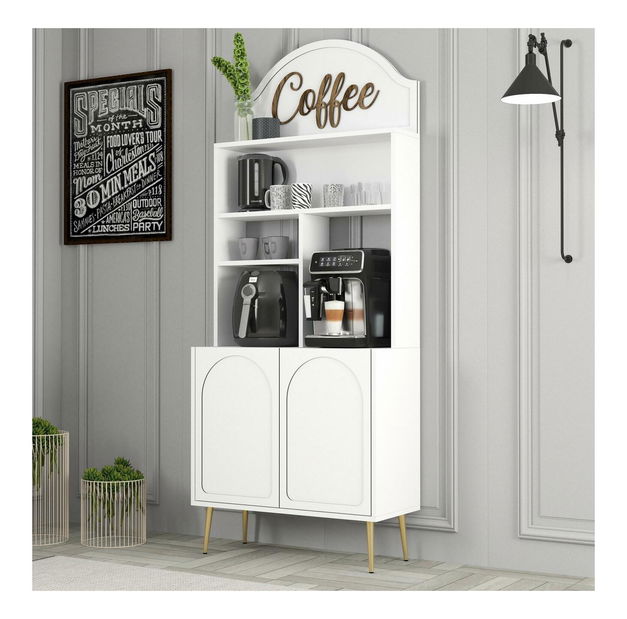 Bufet Lyantela 80 (alb + auriu)