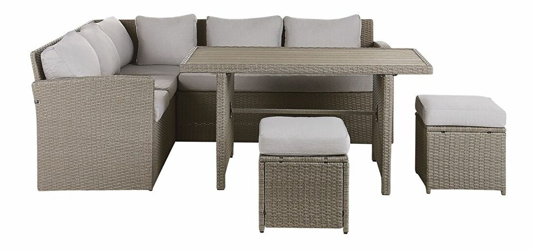 Set mobilier de grădină Beltran (bej)