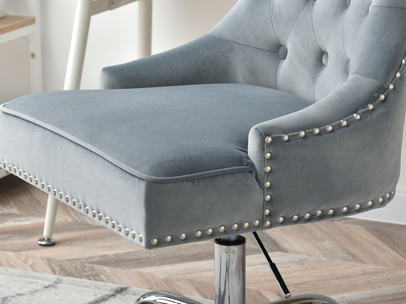 Scaun Sonia (gri + crom)