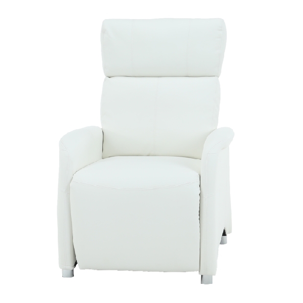 Fotoliu pentru relax Francesco CH 113100 piele PU Alb