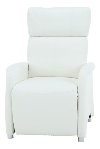 Relaxačné kreslo Francesco CH-113100 koža PU biela