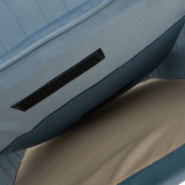 Uredska fotelja Siegen (plava + krom)