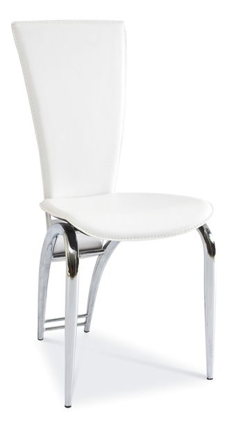 Scaun de sufragerie H 37 alb