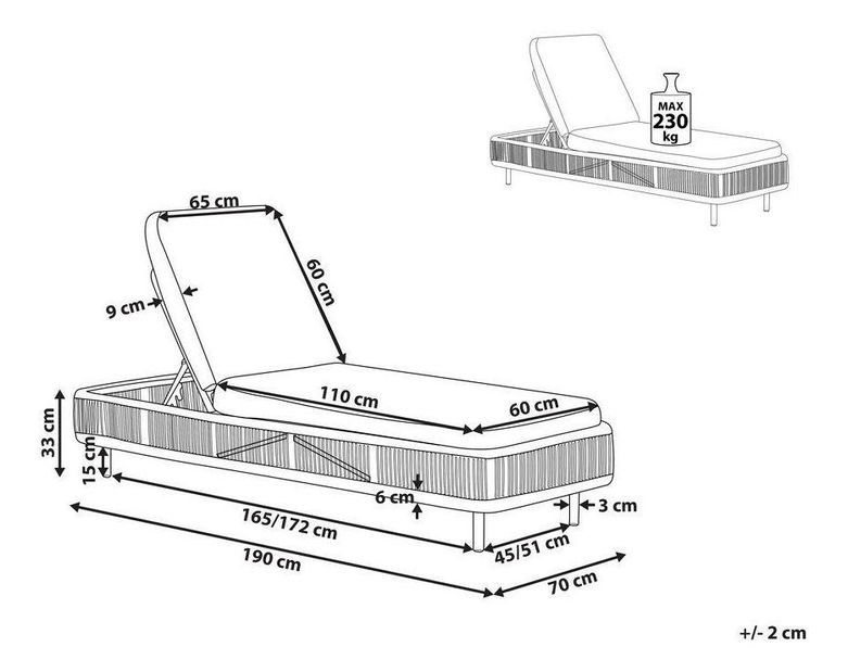Heverő Afrika (szürke)