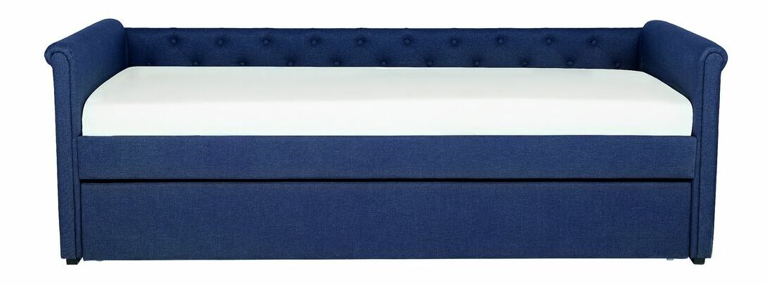 Pat extensibil 80 cm LISABON (cu somieră) (albastru)