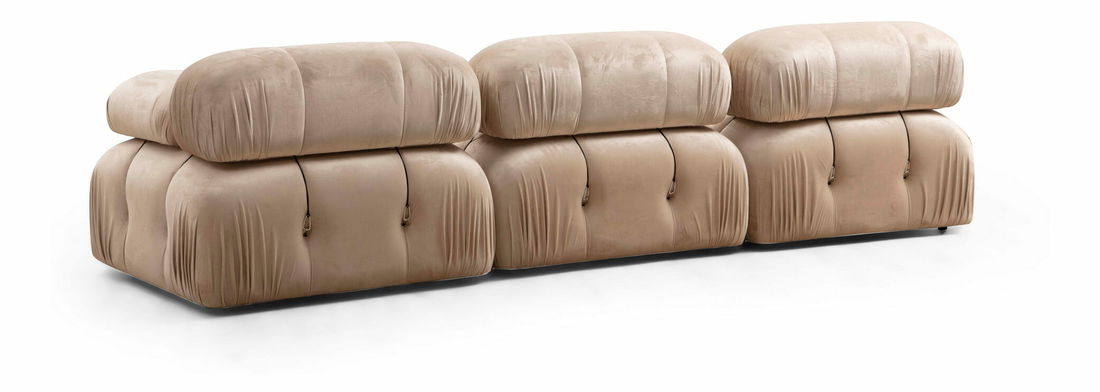 Canapea Canapea trei locuri Bubel (bej)