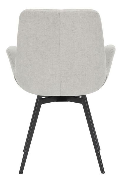 Jedálenská stolička Halmare (sivá + čierna)