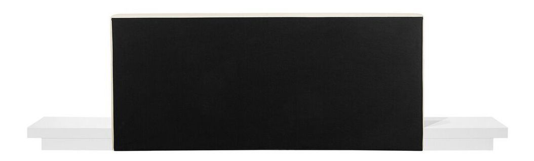 Manželská vodná posteľ 160 cm Zendaya (biela) (s matracom)