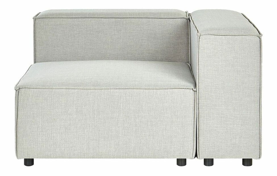 Rohová sedacia súprava Afrika (ľan sivá) (P)