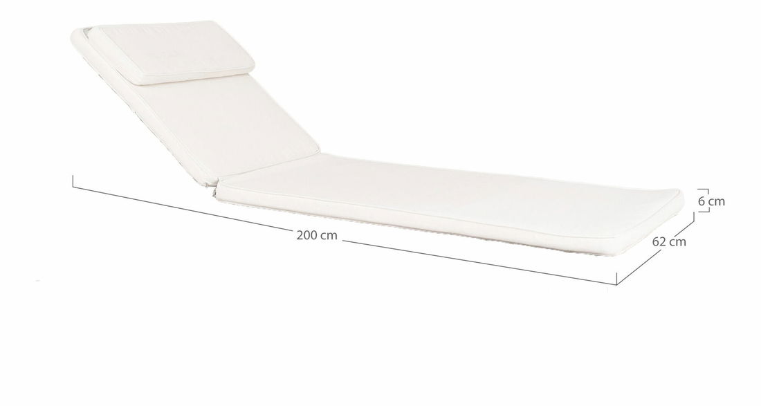 Podsedák na lehátko Adolina 1 (biela)