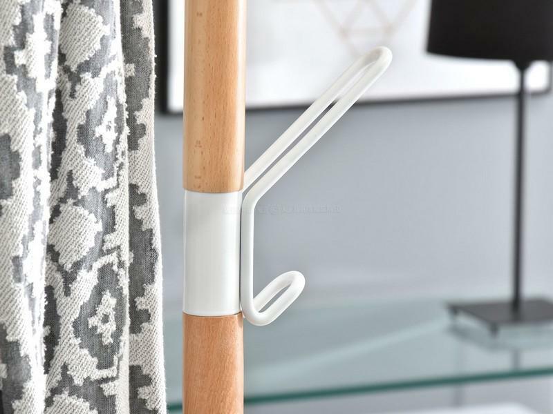 Vešiak Flash (buk biely + biela)