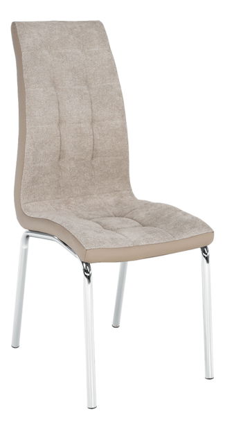 Scaun de sufragerie Gernada new (bej + Crom)