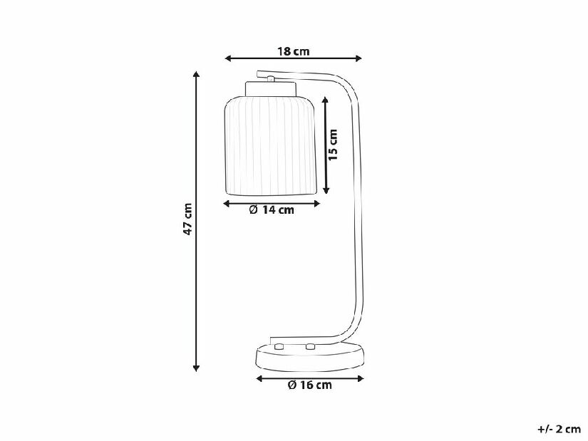 Stolna lampa Chilly (crna)