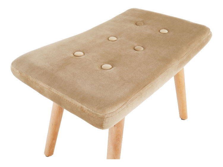 Fotel puffal Lager New (bézs) 