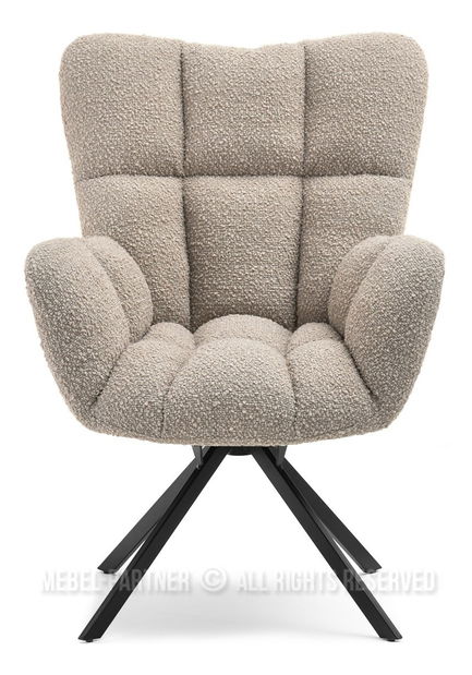 Kreslo Kikino X (béžová + čierna)