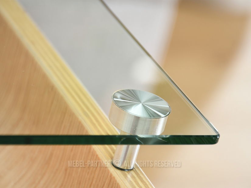 Măsuță de cafea Largus (stejar + negru)