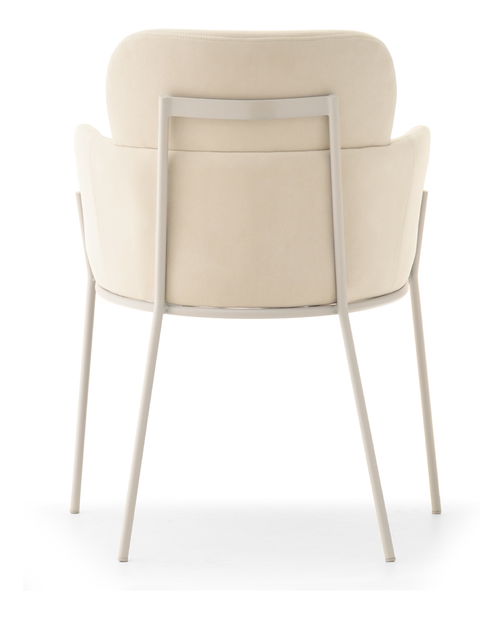 Jedálenská stolička Bastante (krémová)