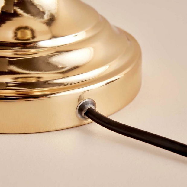 Lampă de masă Elegarto 1 (Bej + Auriu)