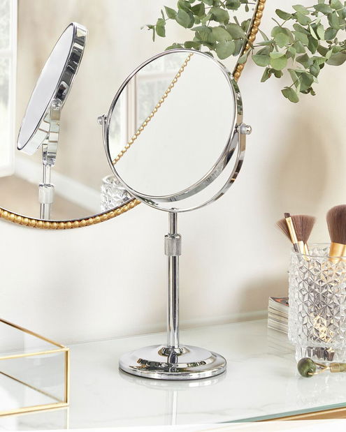 Kozmetické zrkadlo Aurore (strieborná)