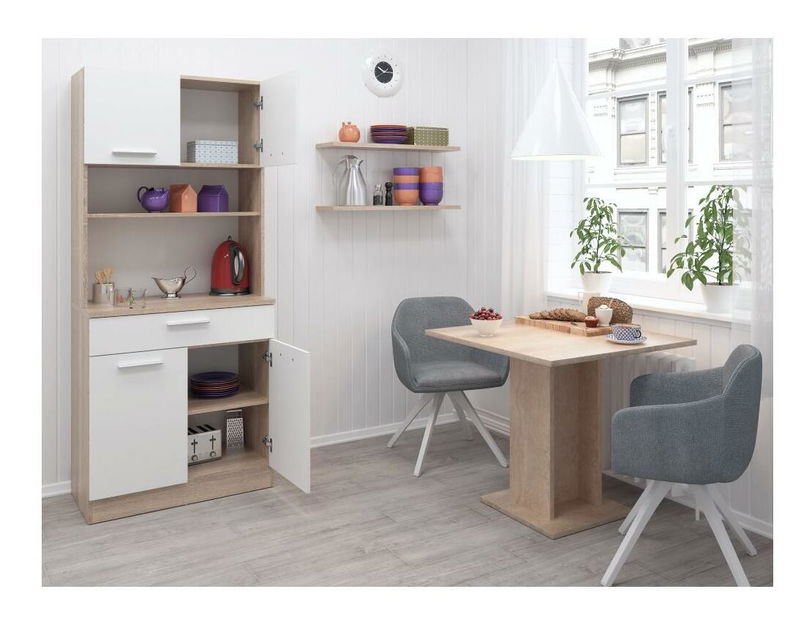 Kuhinjski kutak Domini NEW (hrast sonoma + bijela)