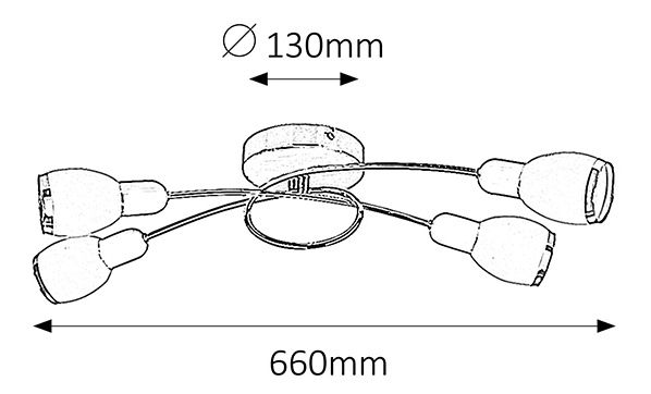 Spot LED Elite 6063 (crom)