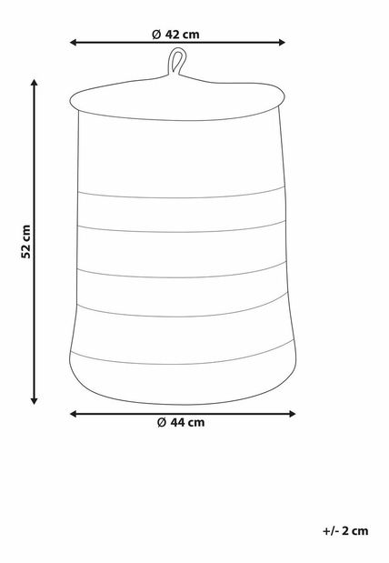 Tároló kosár Seara (bézs) 