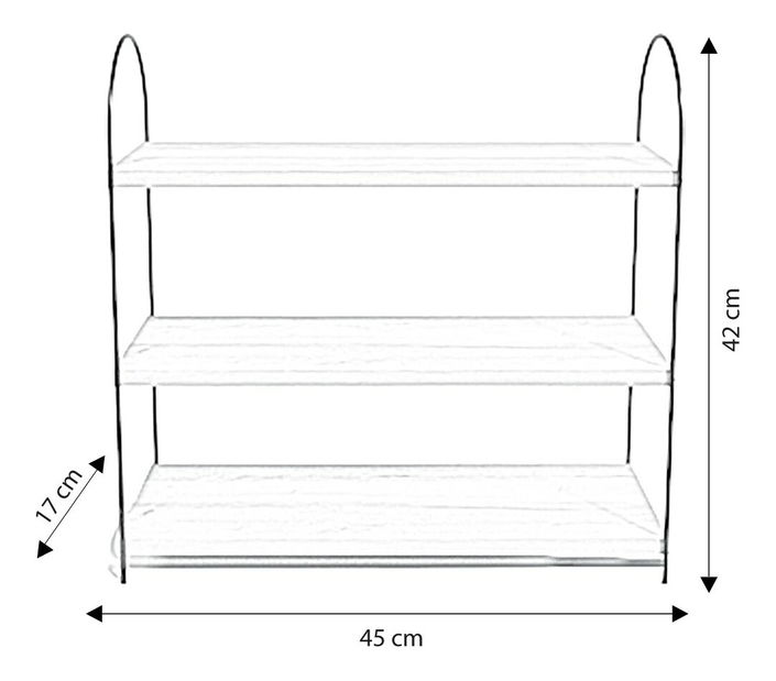 Kuchynský regál Hammel (Dub + Čierna)