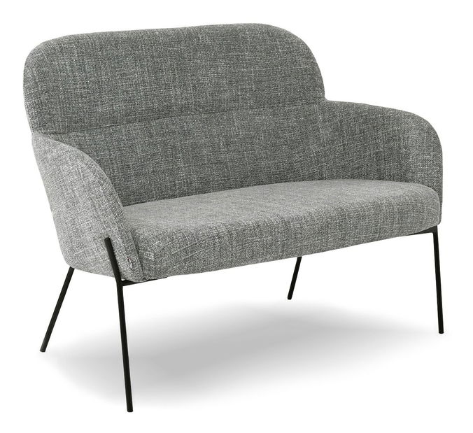 Kanapé Baggie S (szürke + fekete)