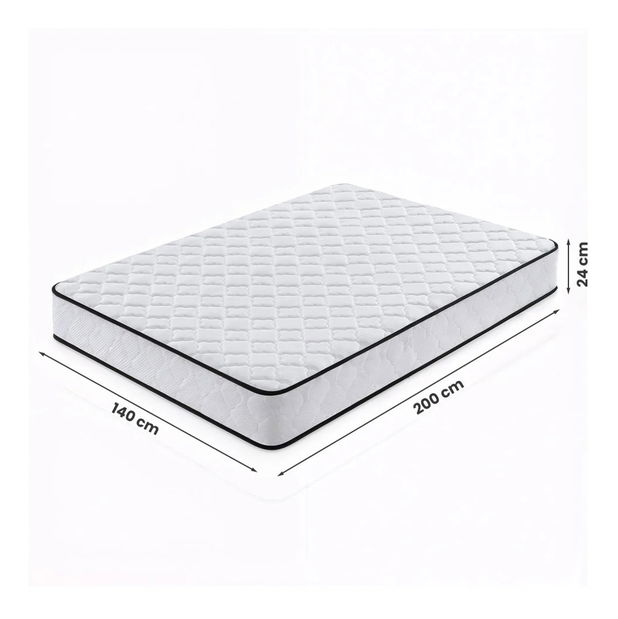 Saltea cu arcuri 140x200 cm (H3)