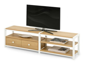 TV stolík/skrinka Empantana (biela)
